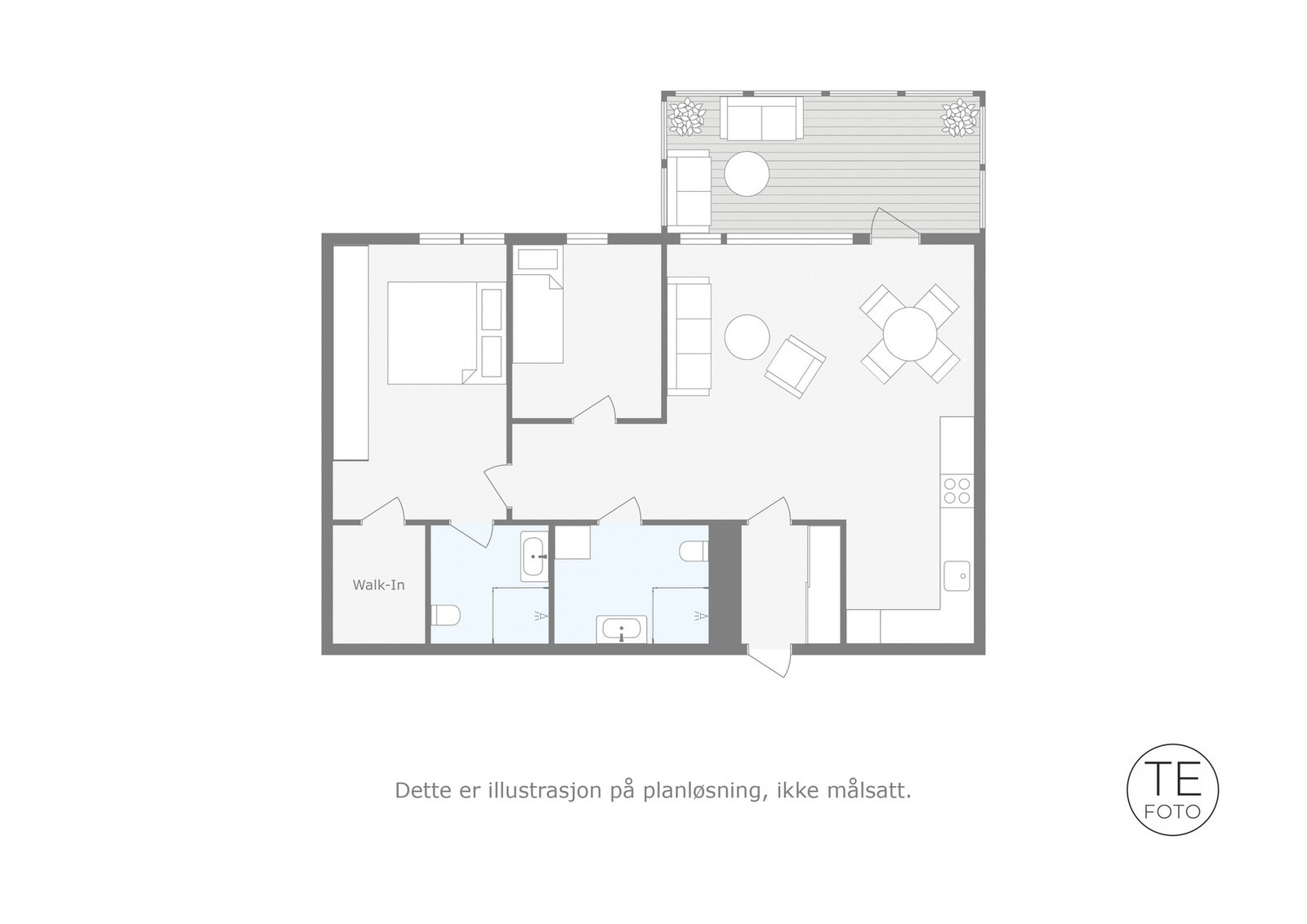 Plantegning Galleribilde
