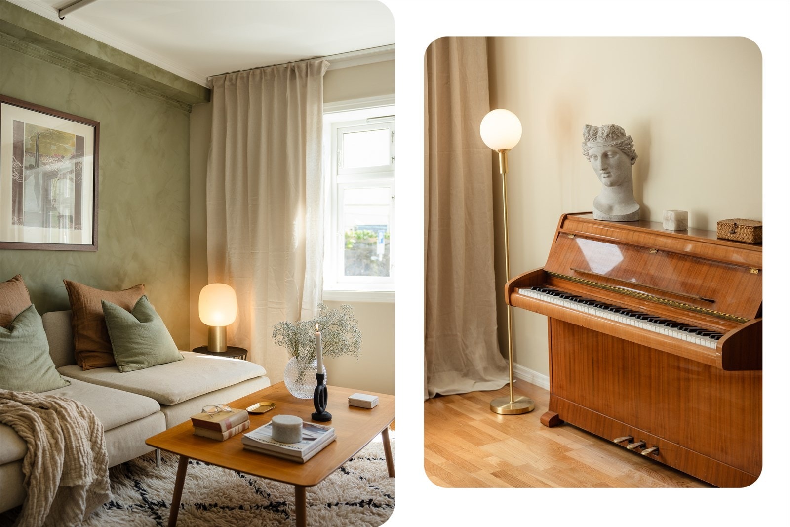 Leiligheten fremstår som lys og moderne med gjennomgående god standard. Galleribilde