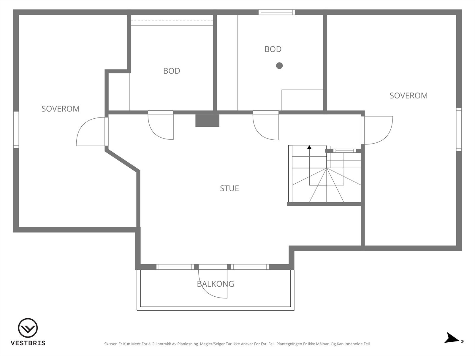 Plan loftetasje Galleribilde