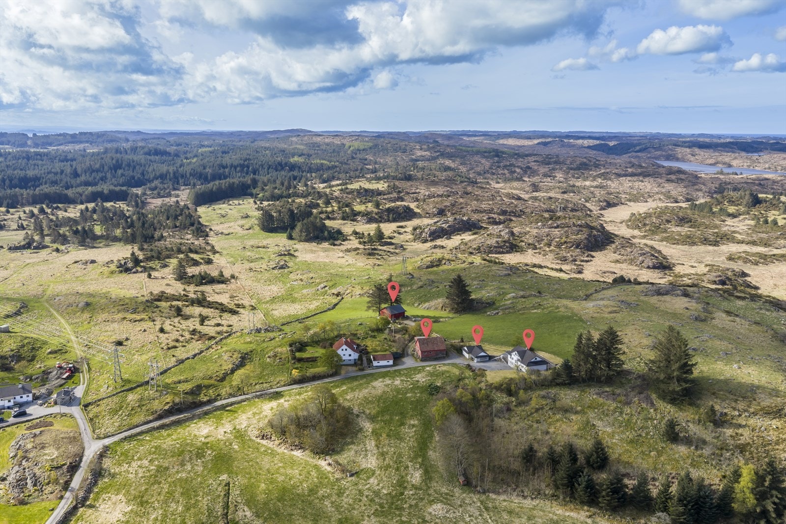 Området byr på gode turmuligheter i skog og mark. Galleribilde
