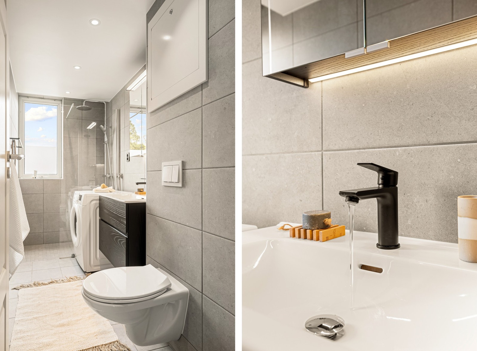 Badet ble pusset opp i 2024 i regi av borettslaget. Galleribilde