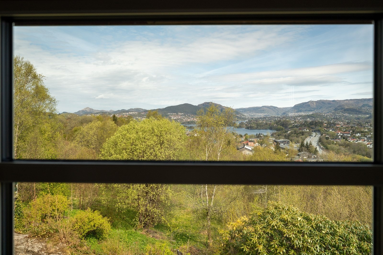 Utsikt fra vindu Galleribilde