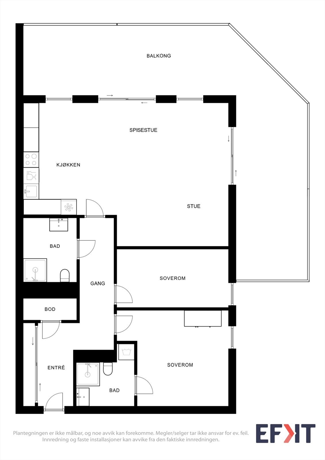 Plantegning Galleribilde
