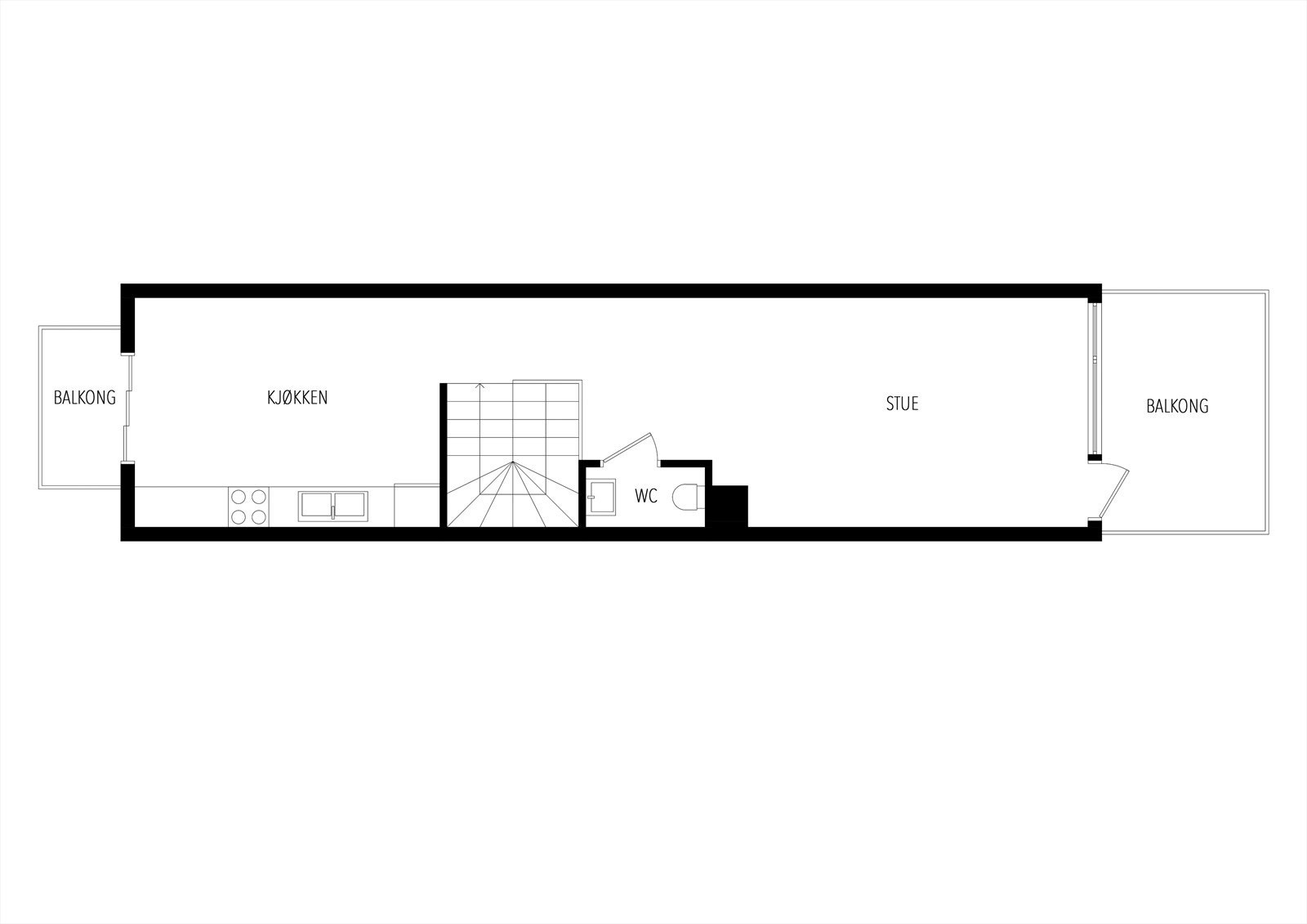 Plantegning 5. etasje Galleribilde
