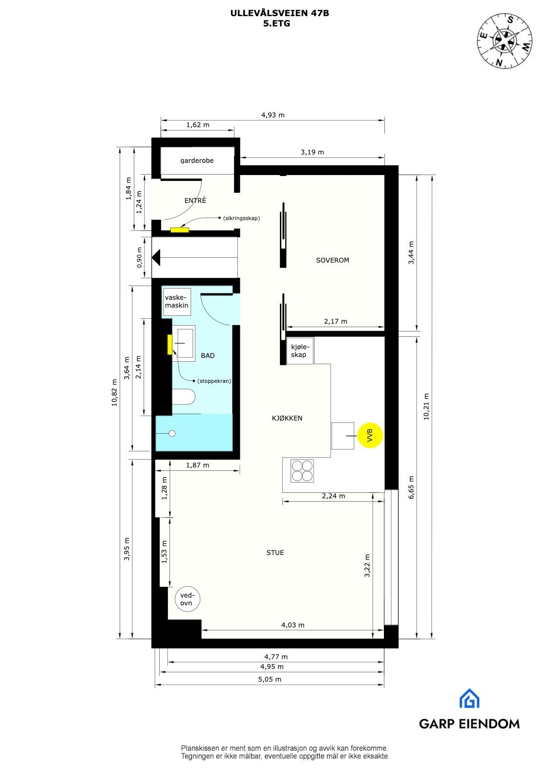 Plantegning - 5.etg Galleribilde