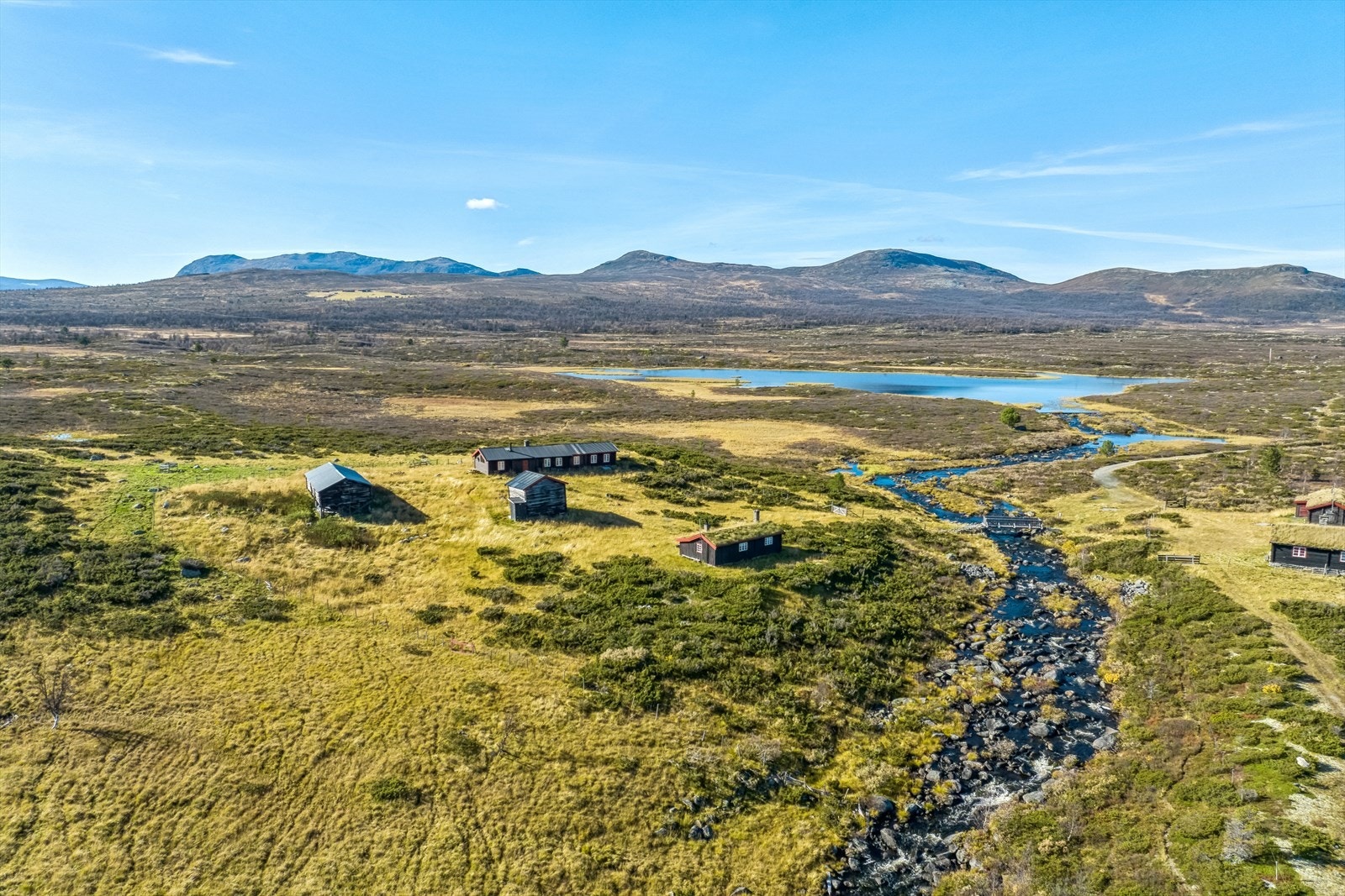 Panoramautsikt fra setertunet Galleribilde