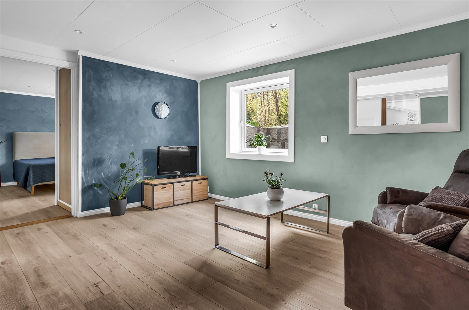 Kjellerstuen er et meget allsidig rom som gir familien ekstra oppholdsareal og flere bruksområder. Galleribilde