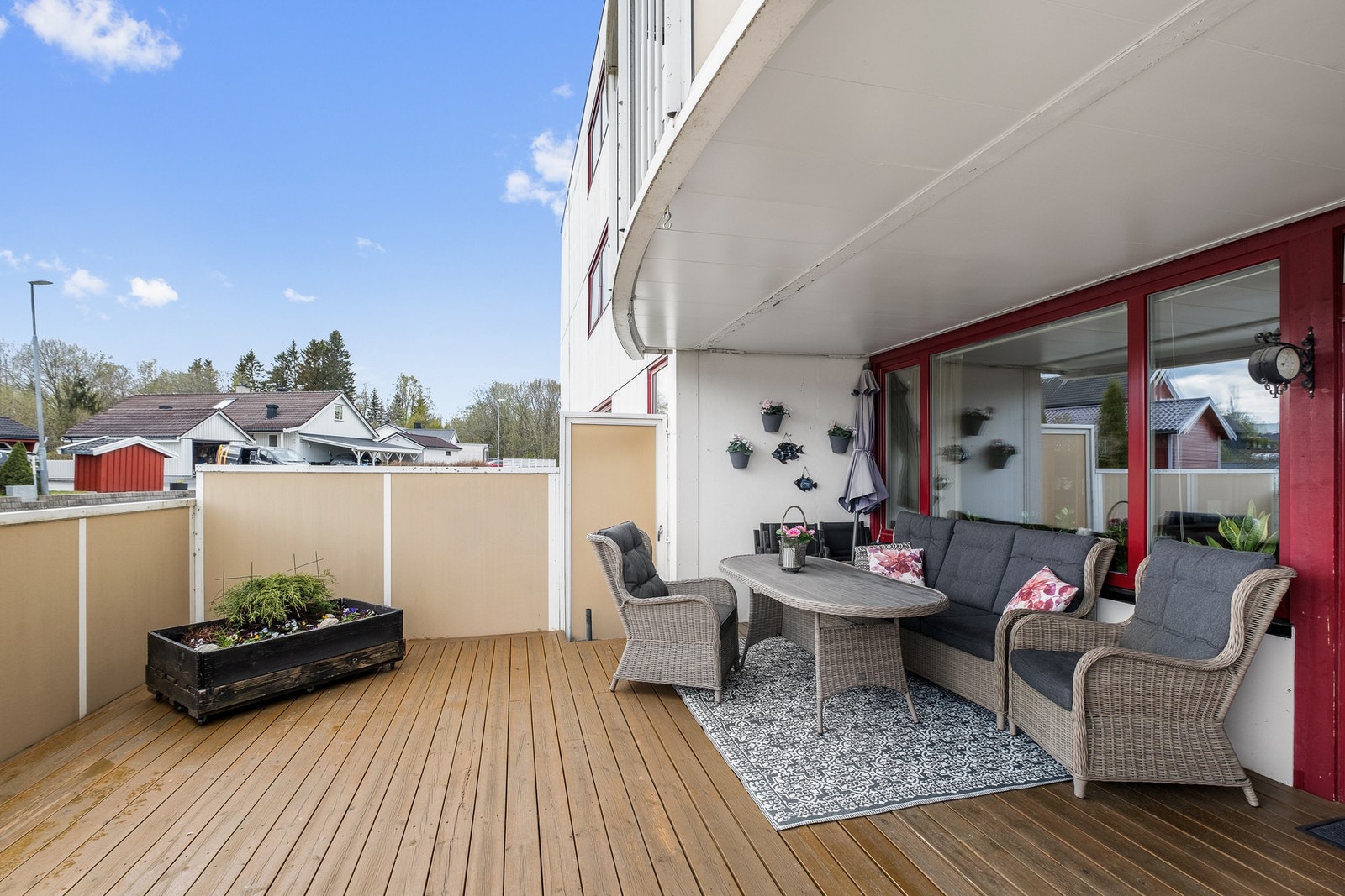 Terrassen er på romslige 37m². Galleribilde