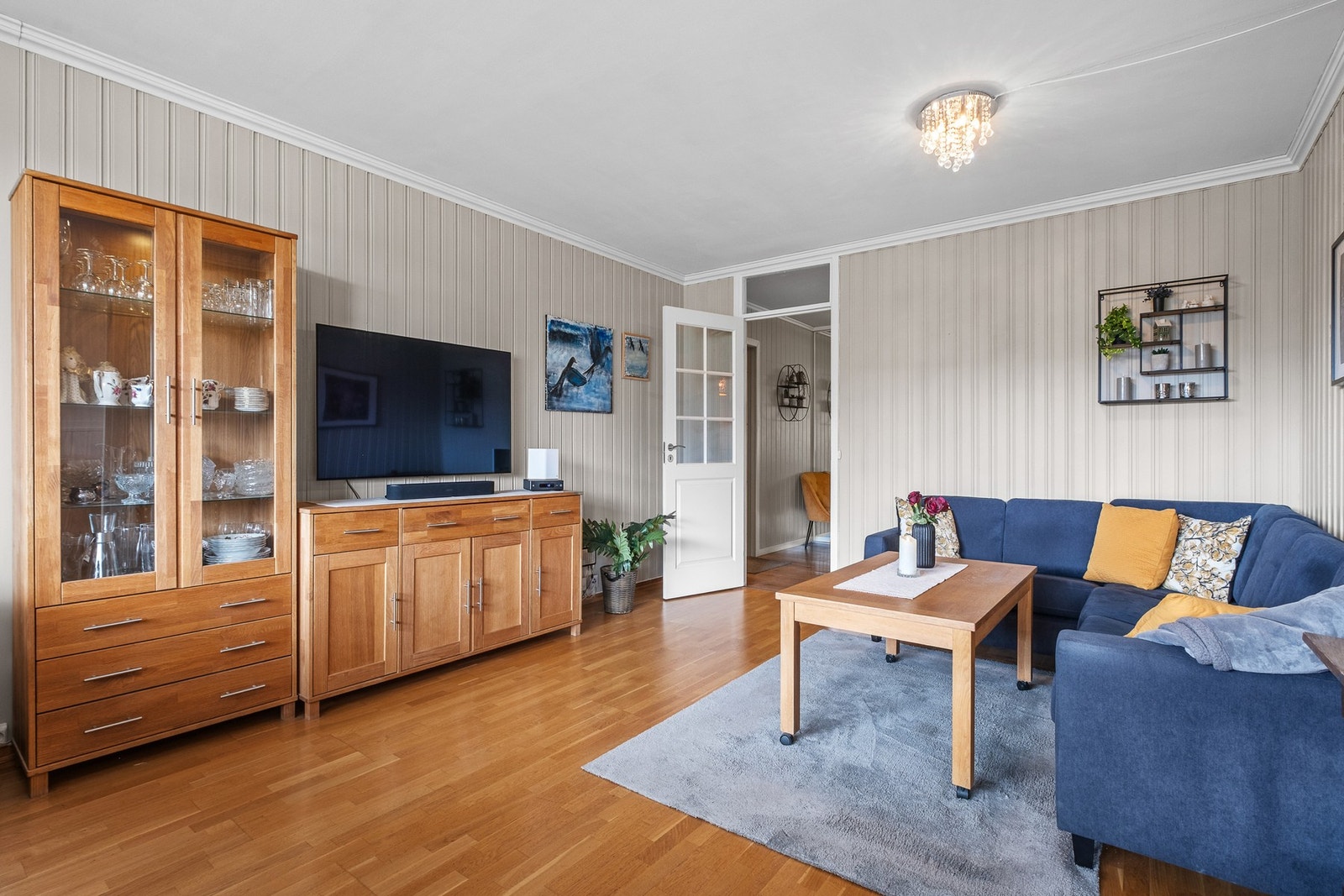 Stuen er på 29m². Galleribilde