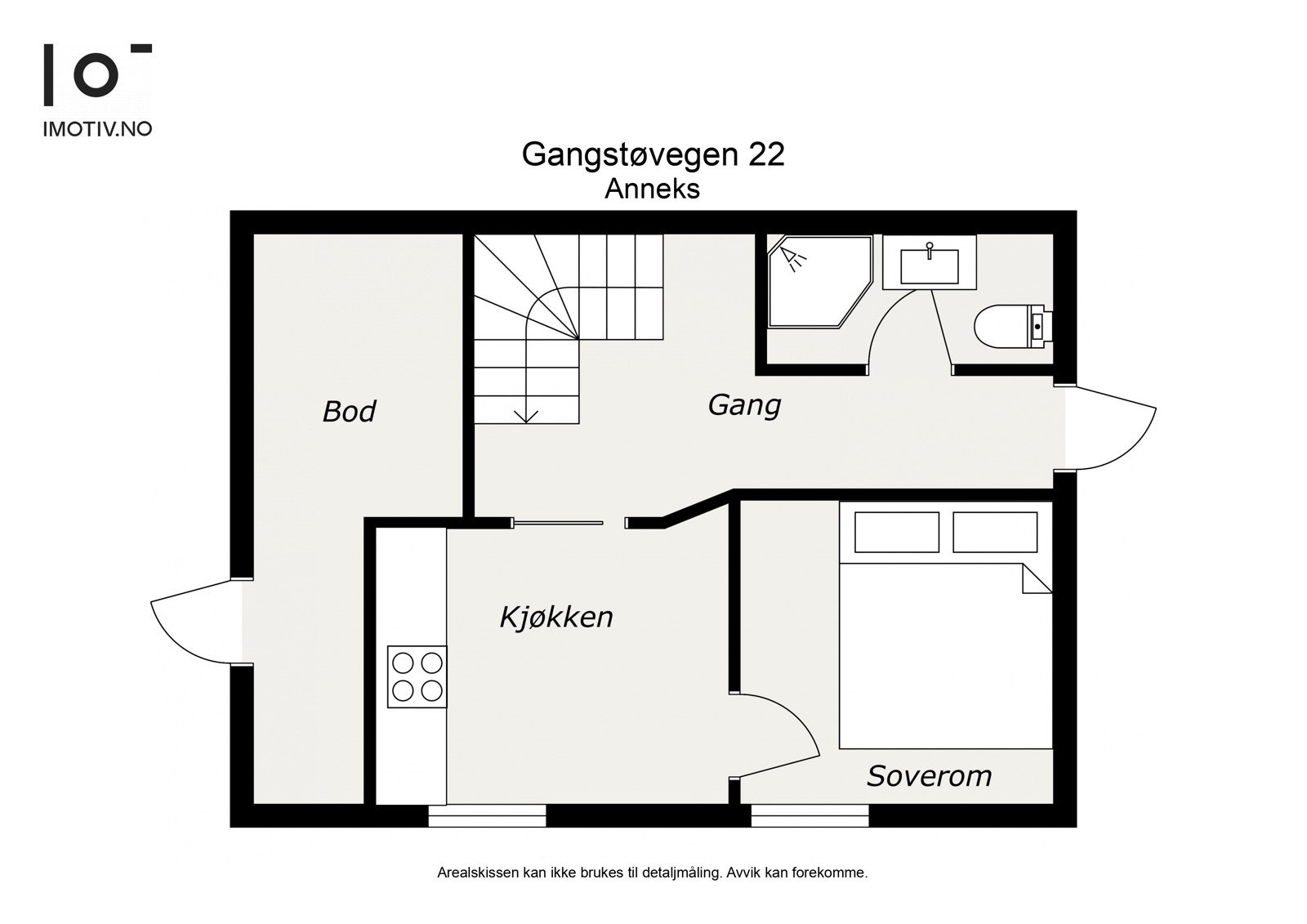 Planløsning anneks 1.etasje Galleribilde