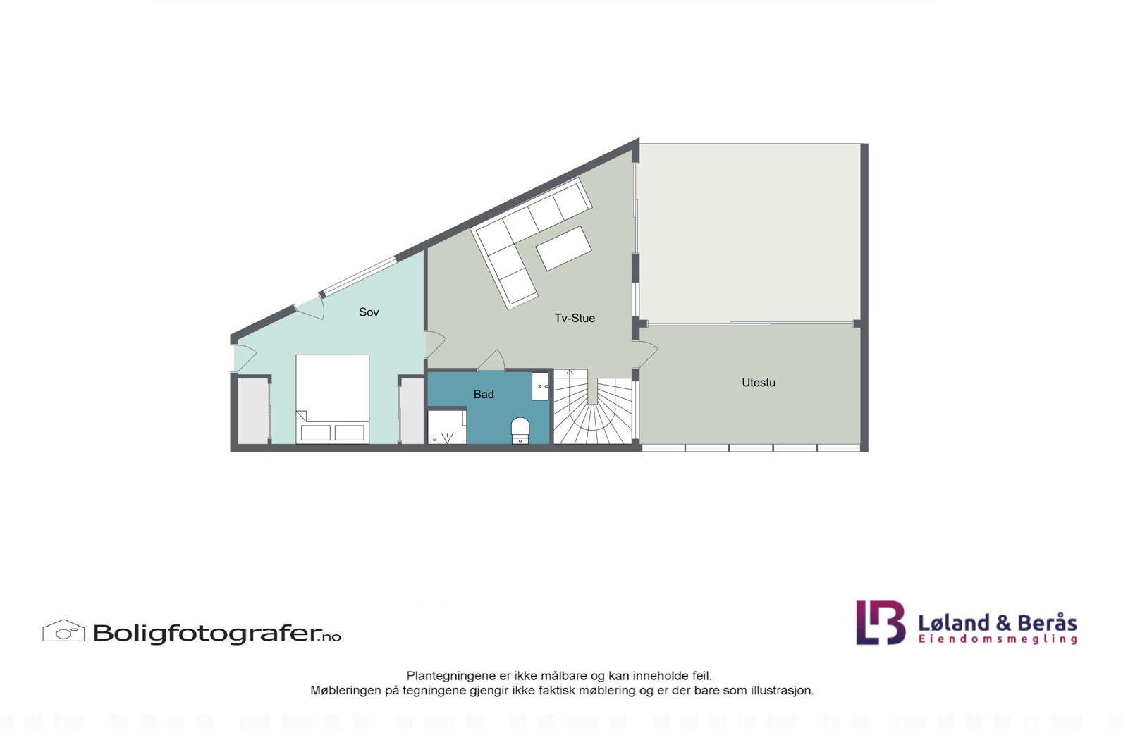 Plantegning 4. etasje Galleribilde