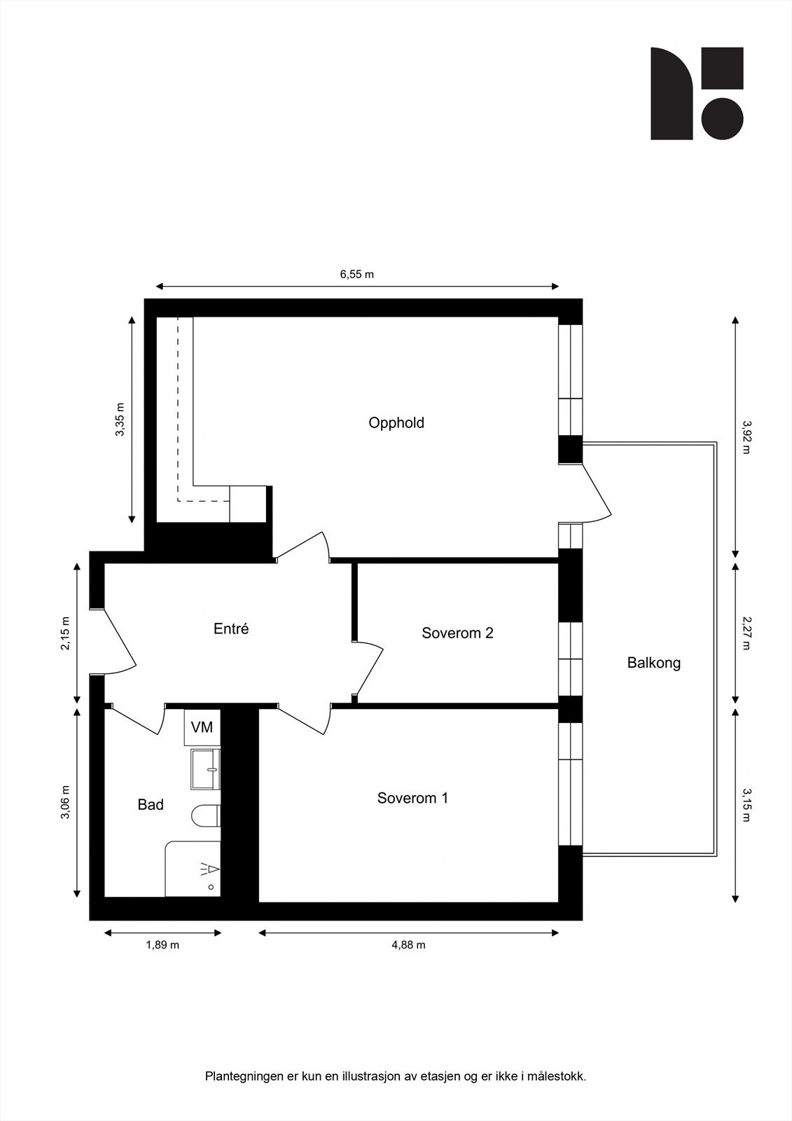 Plantegning Galleribilde