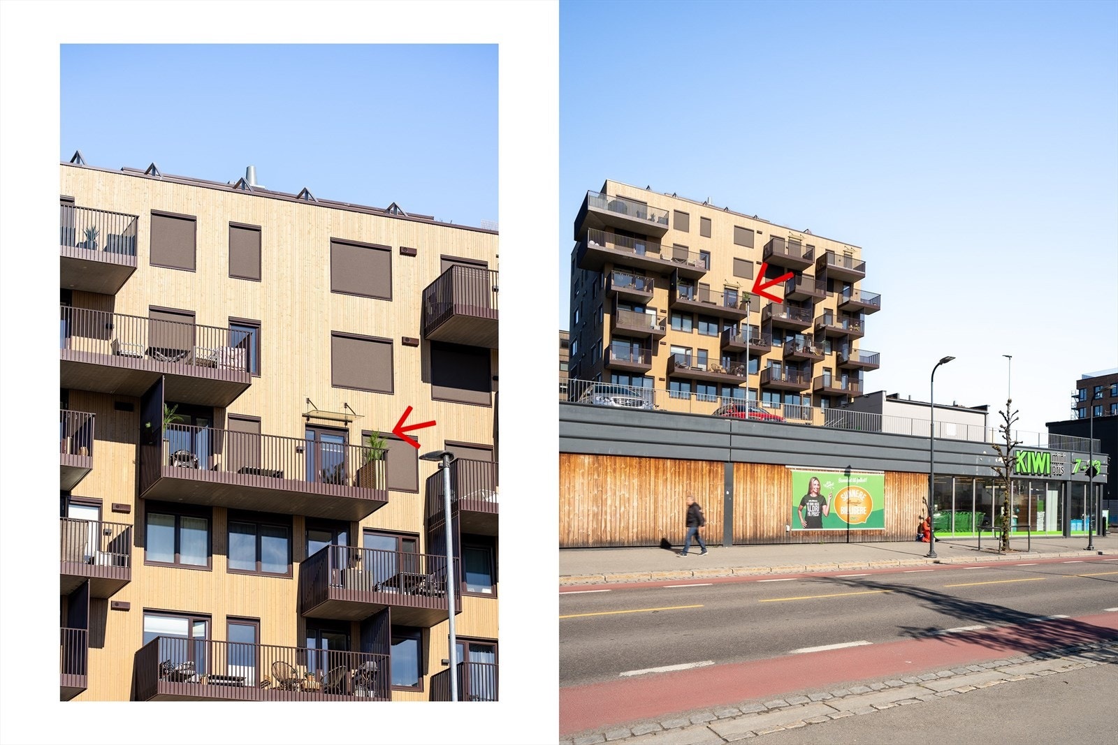 Leiligheten ligger i et urbant, sentralt og moderne boligområde i Lillestrøm sentrum. Galleribilde