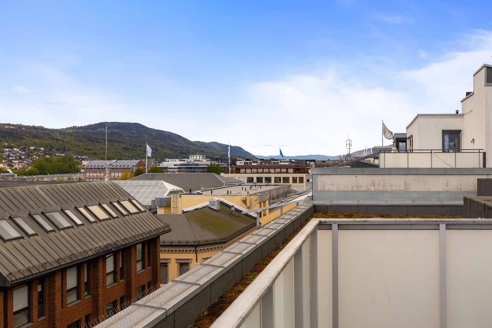Utsikt fra felles takterrasse Galleribilde