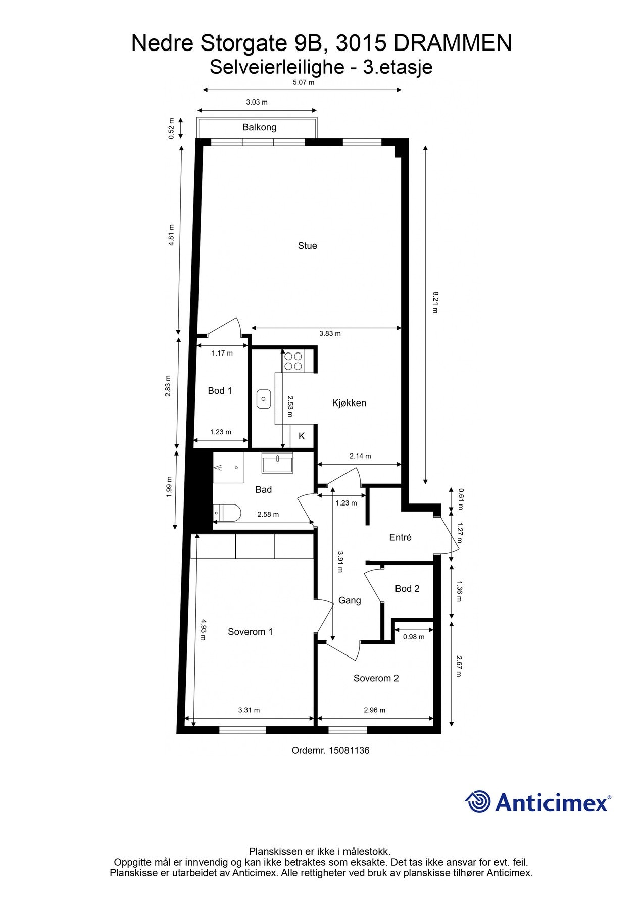 Plantegning Galleribilde