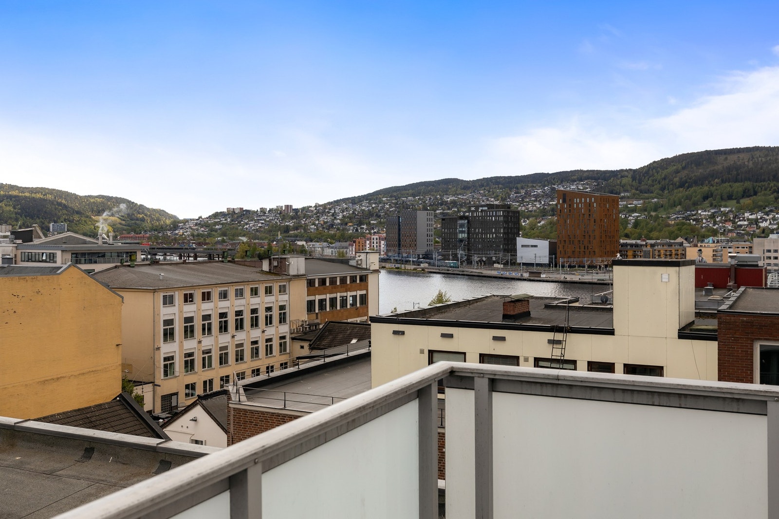 Utsikt fra felles takterrasse Galleribilde