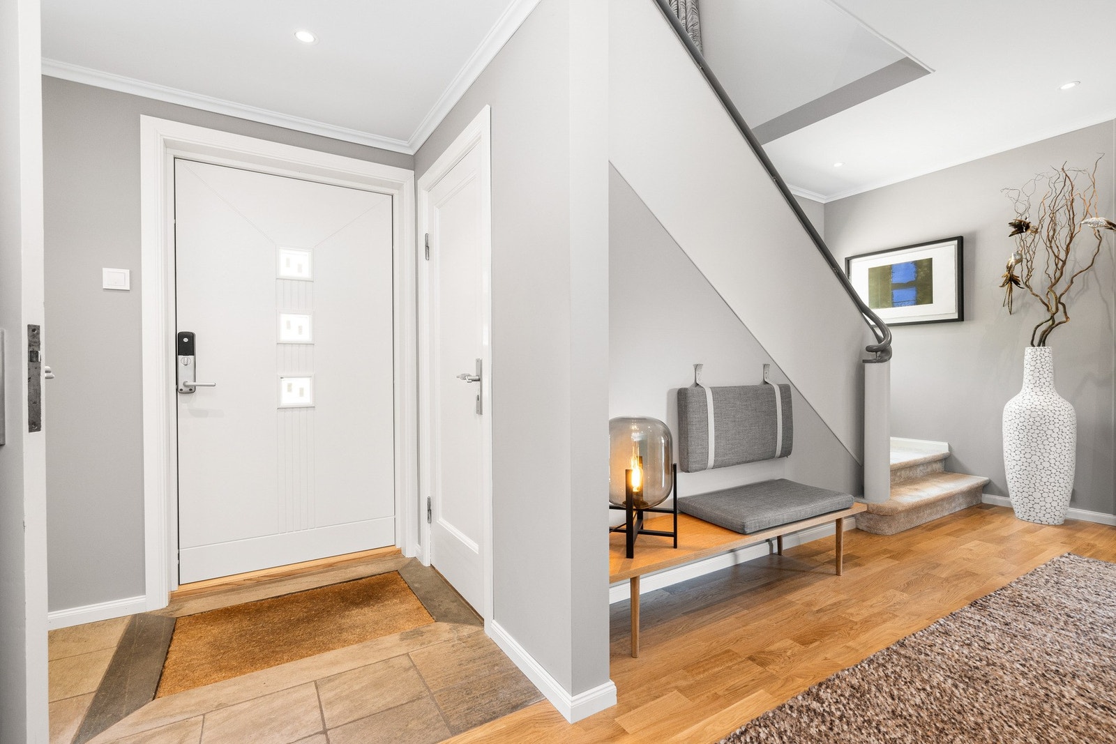 Hovedinngangen til boligen Galleribilde