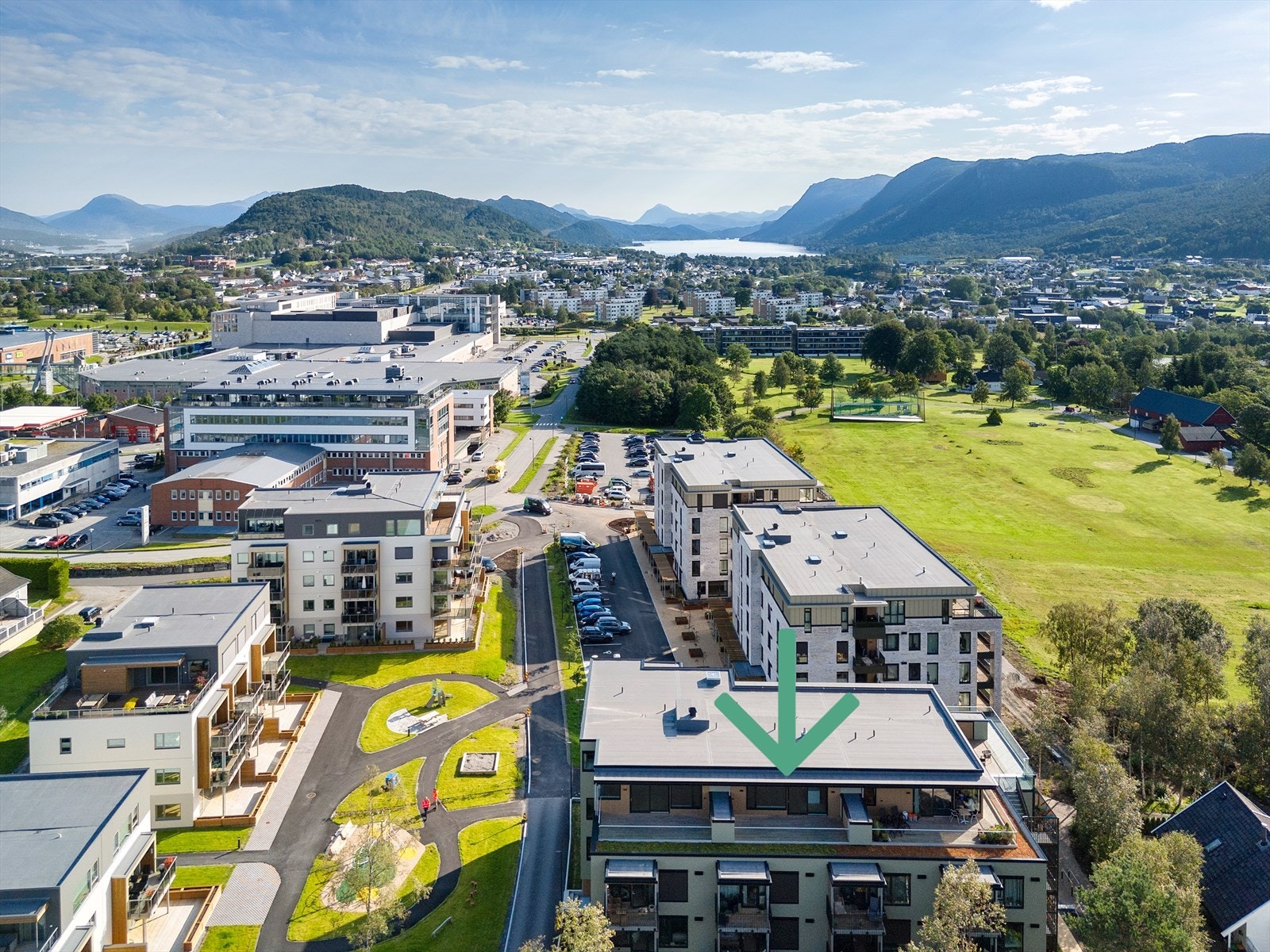 Siste toppleilighet i bygg A Galleribilde