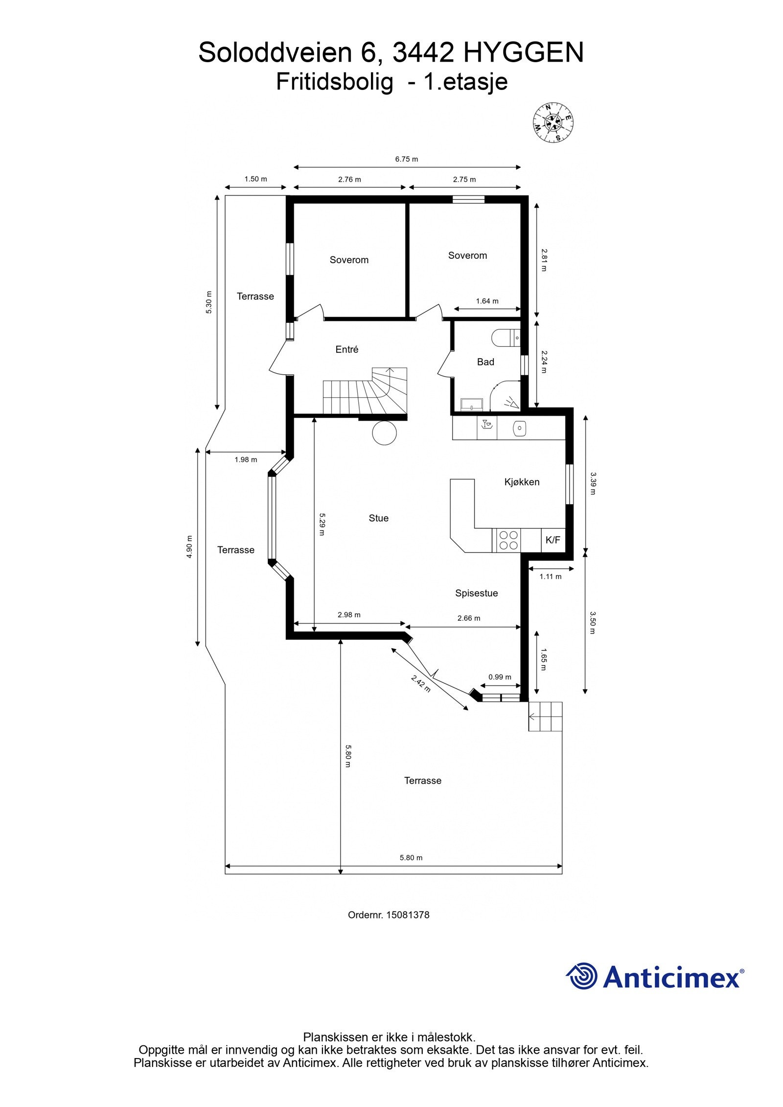 Planskisse 1. etasje Galleribilde