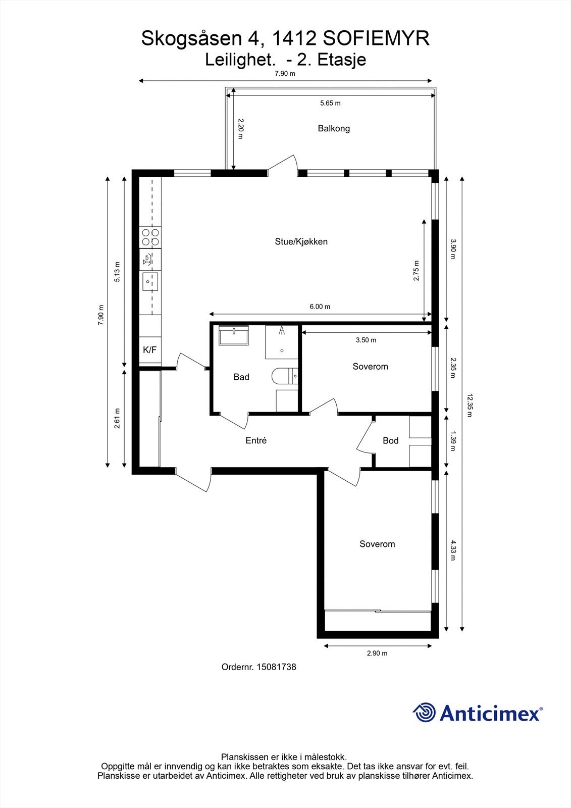 Plantegning Galleribilde