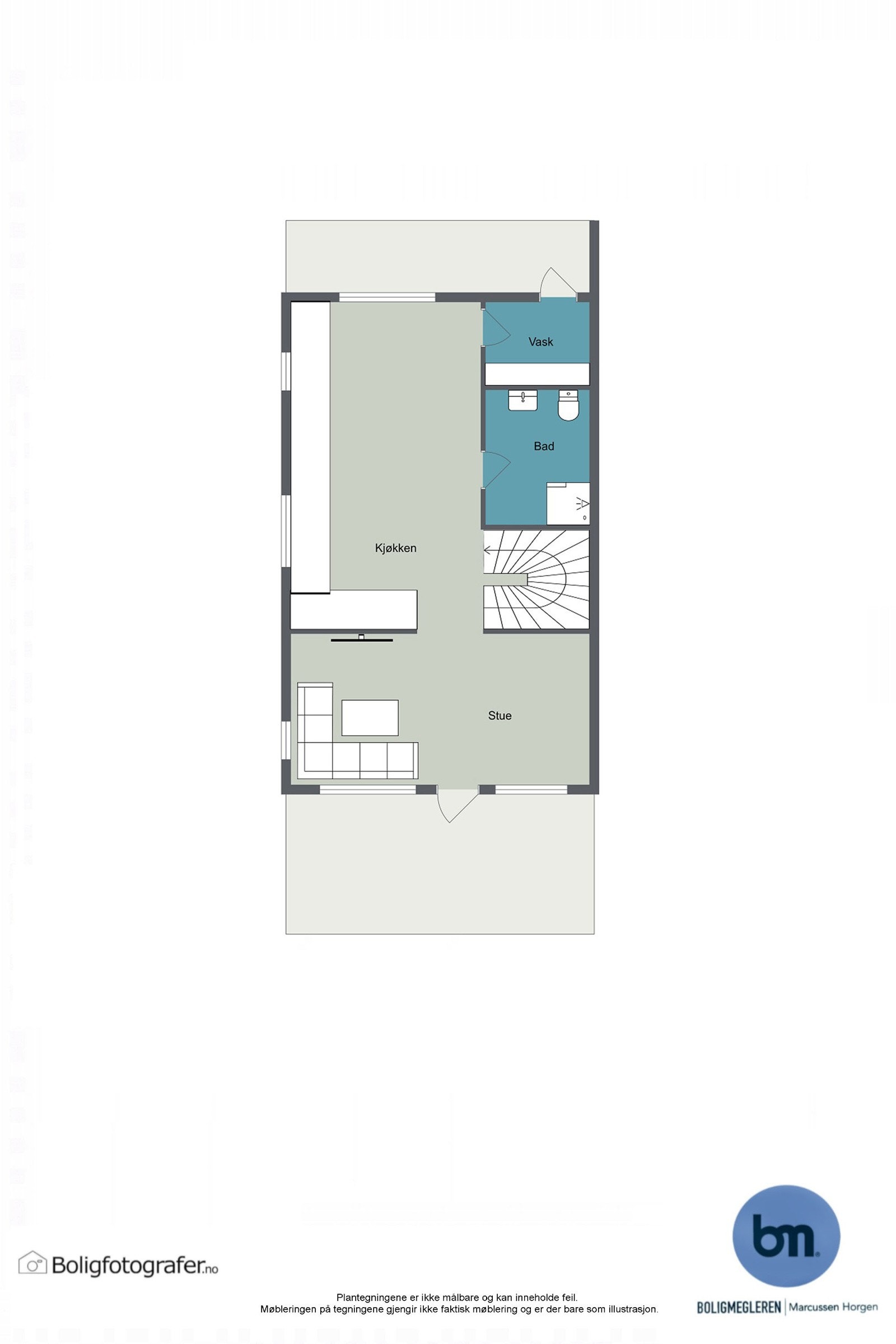 Planløsning 1.etg. Galleribilde