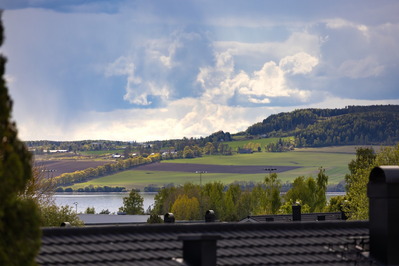 Utsikt mot Mjøsa og Nes Galleribilde