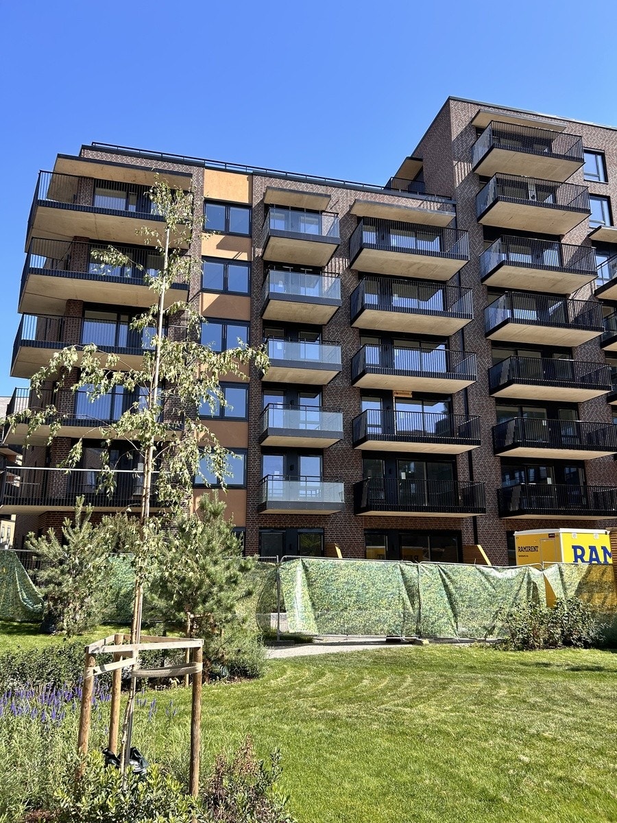 Bilde av fasade før ferdigstillelse Galleribilde