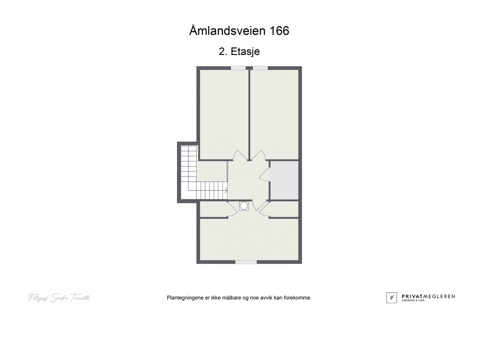 Plantegning 2.etg. laget av fotograf Galleribilde