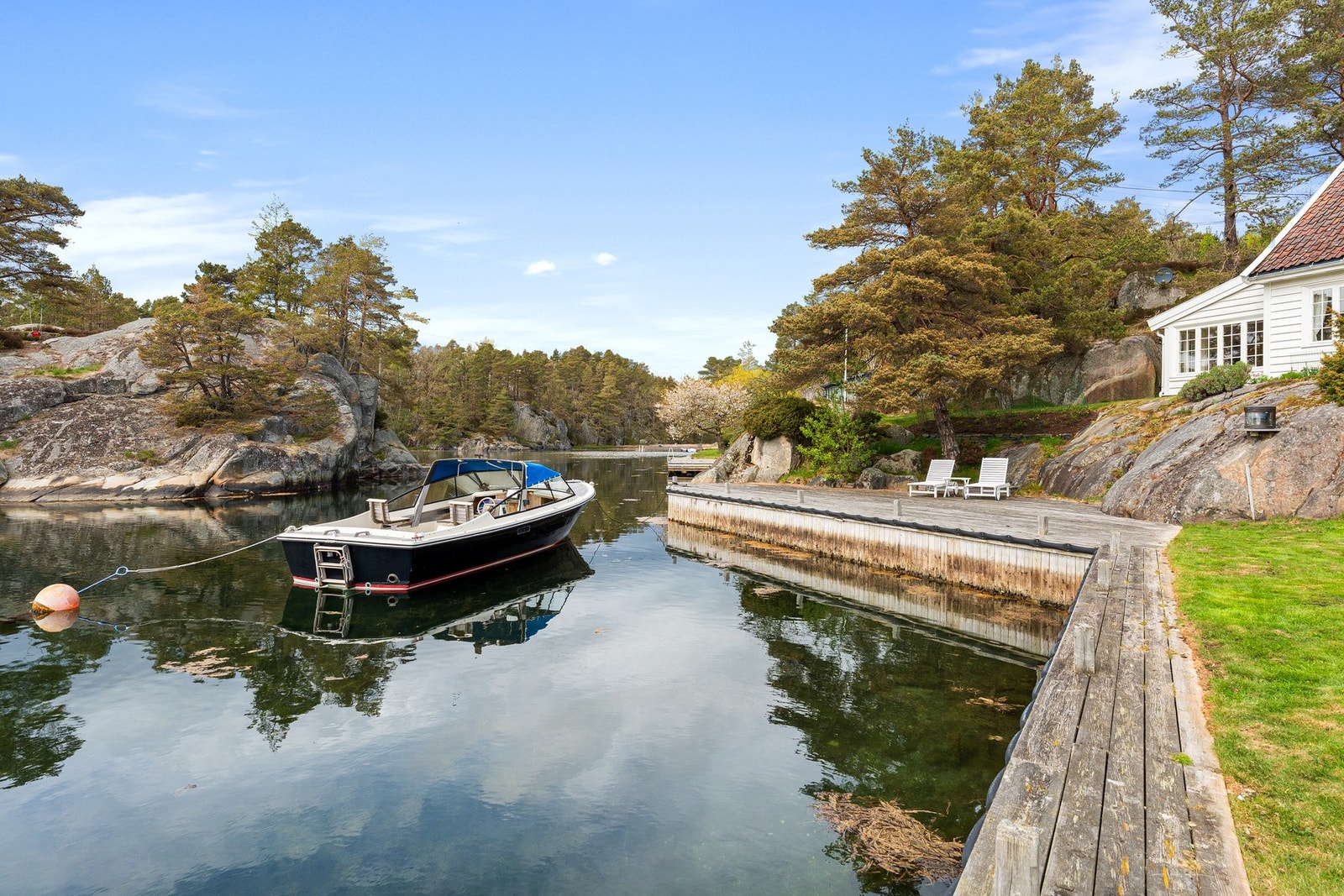 Romslig bryggeanlegg Galleribilde