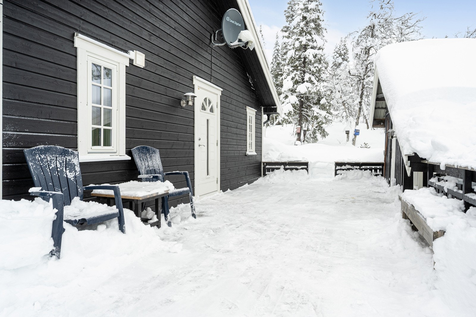 Området er meget snøsikkert og det er flotte skiløyper rett i nærheten av hytta Galleribilde