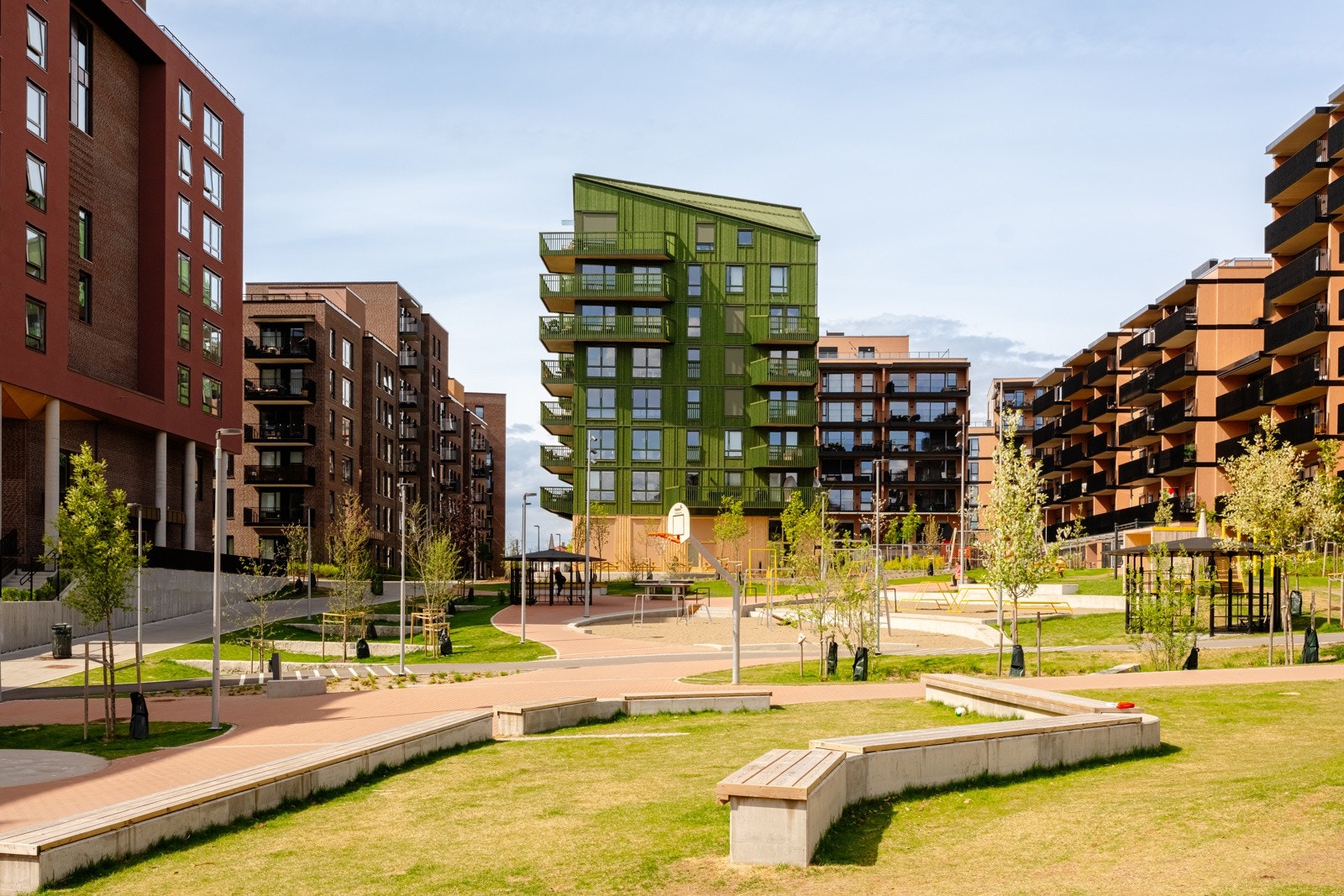 Lille Løren park. Galleribilde