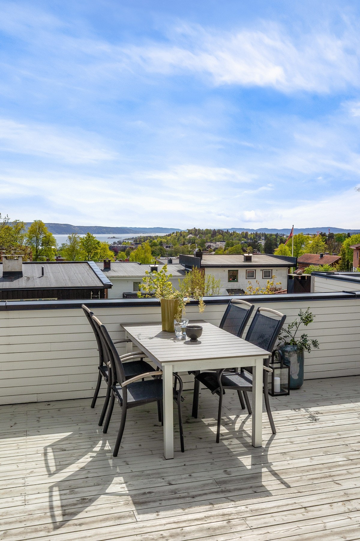 Solrik takterrasse på 30 kvm Galleribilde