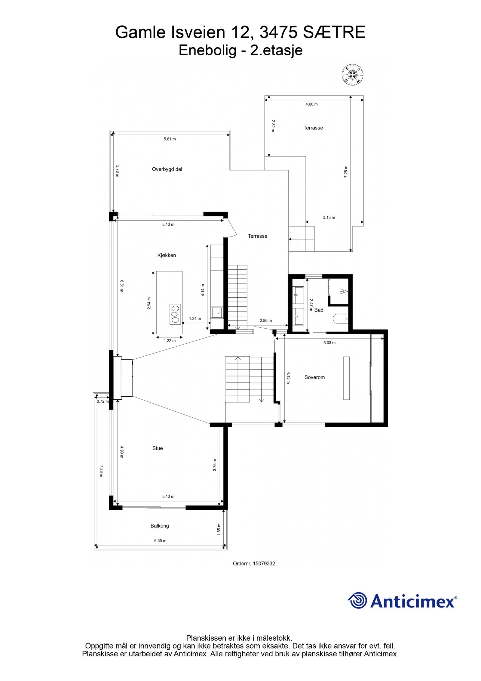 Plantegning 2.etasje Galleribilde