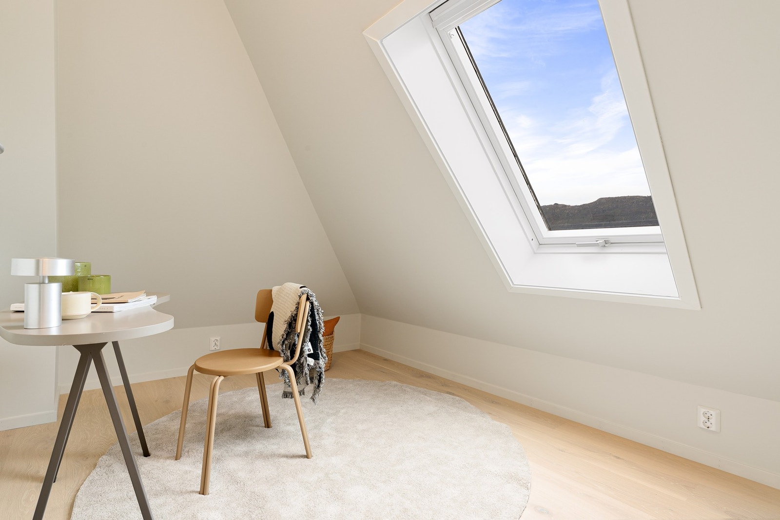Dette loftsrommet har et målbart areal på 5.5 m² og en gulvflate på 9.6 m² Galleribilde