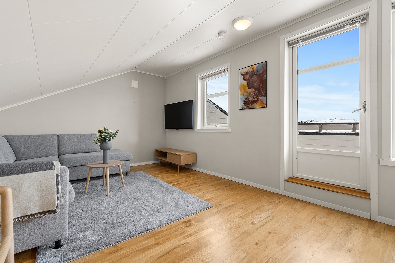 Loftstue med spektakulær utsikt Galleribilde