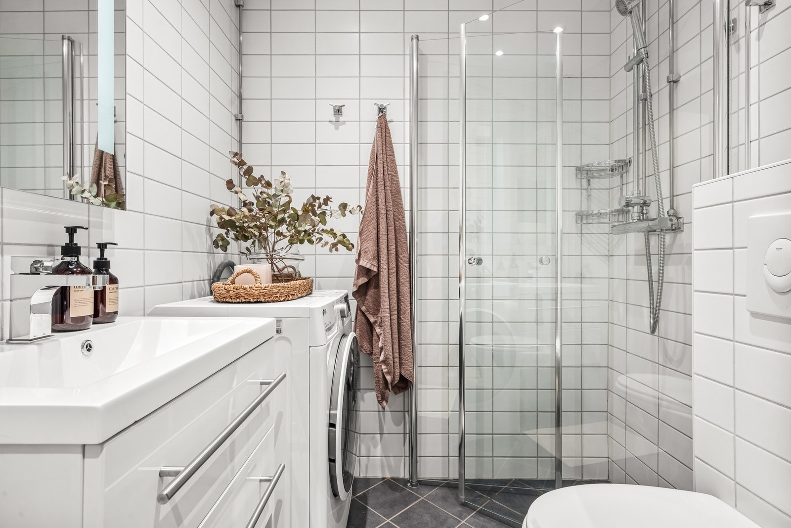 Badet har opplegg for vaskemaskin Galleribilde
