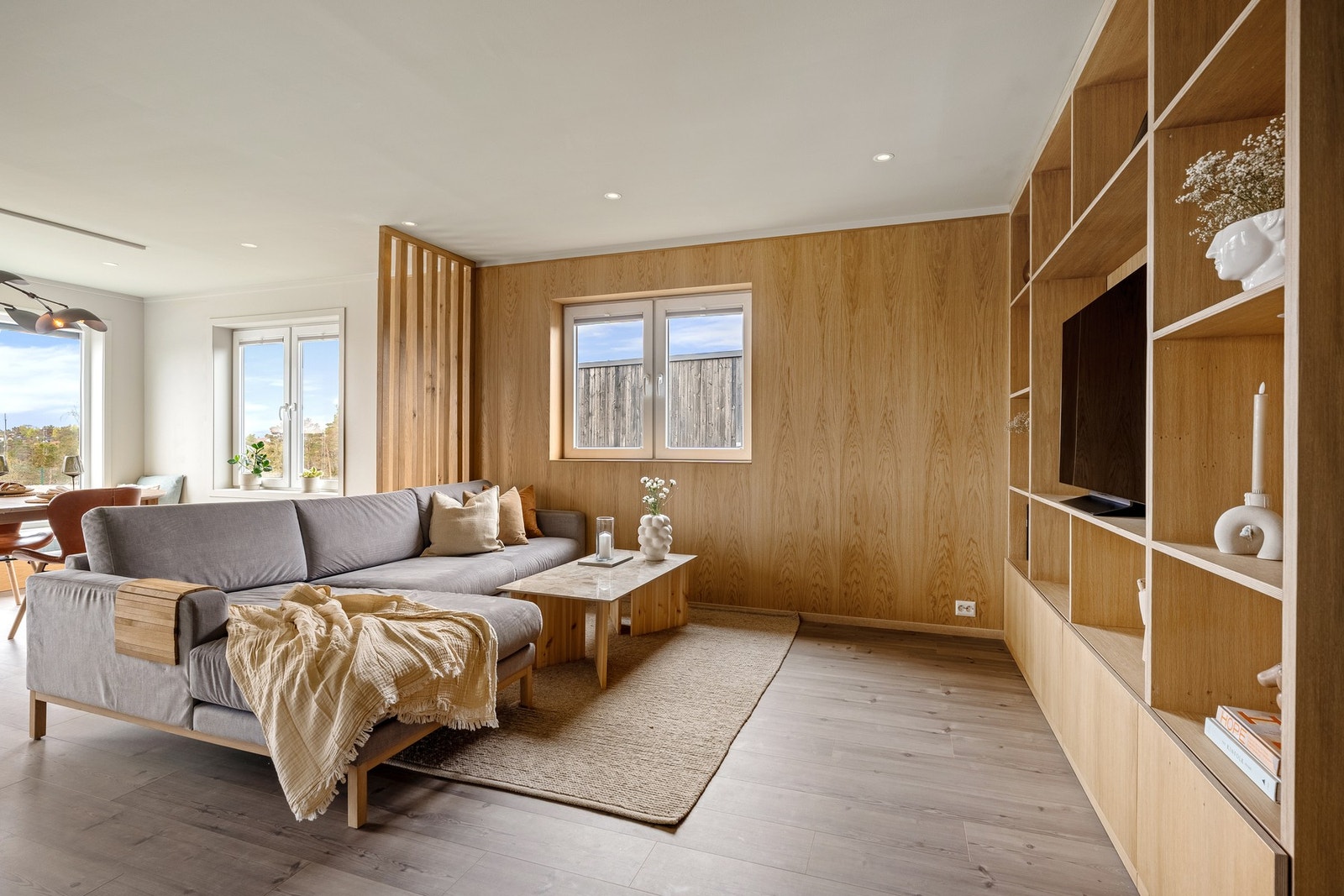 Plassbygget tv-seksjon medfølger Galleribilde