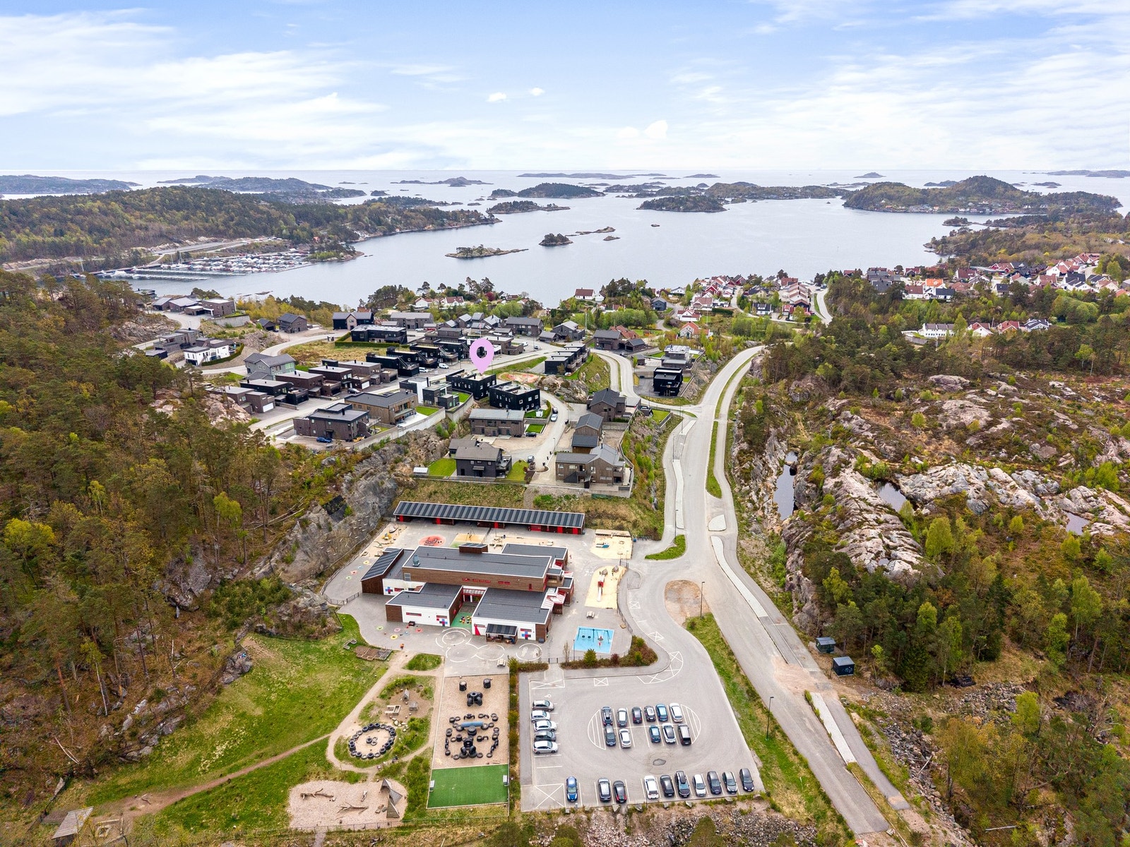 Gangavstand til barnehage, turområder og badeplasser Galleribilde