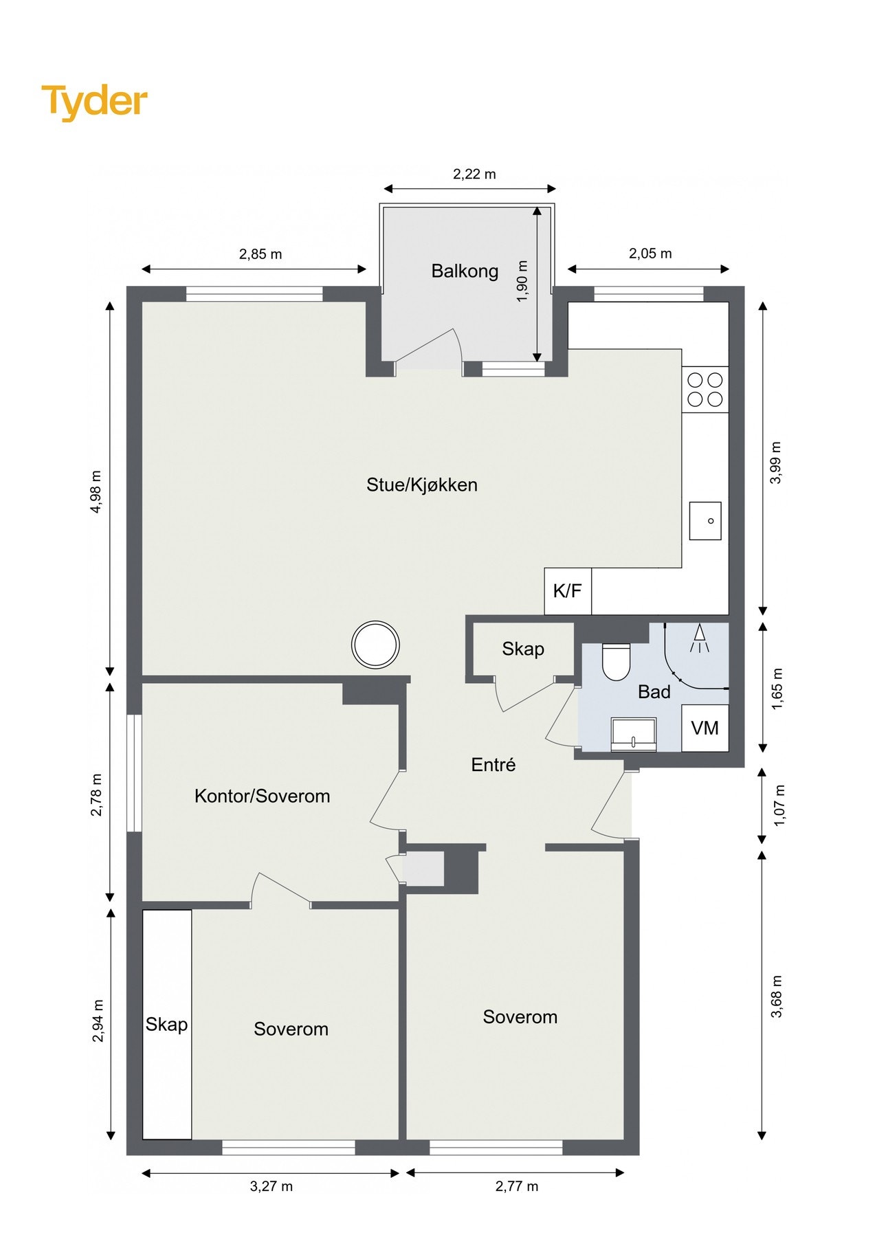 Plantegning Galleribilde