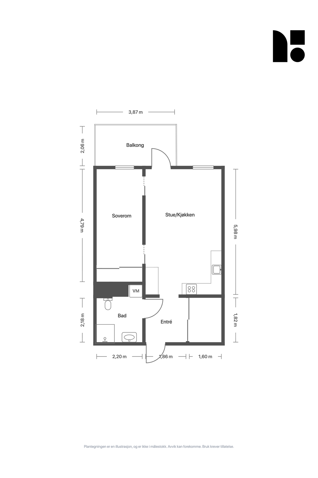 Plantegning Galleribilde