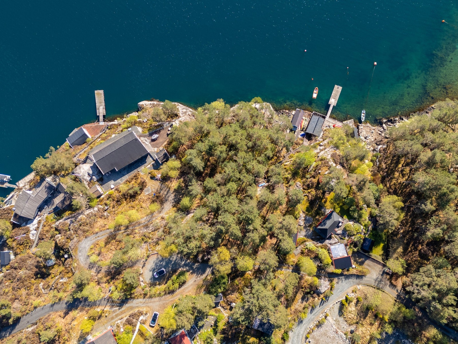 Det er veirett frem til tomten. Galleribilde