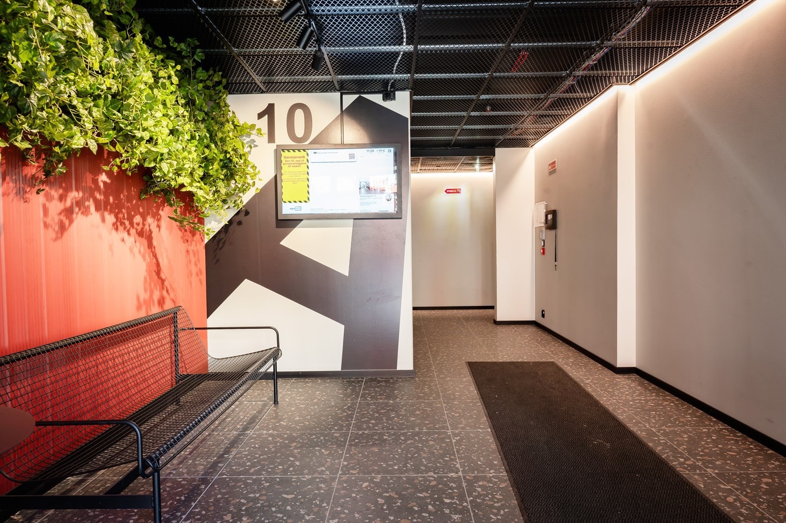 Flott inngangsparti. Galleribilde