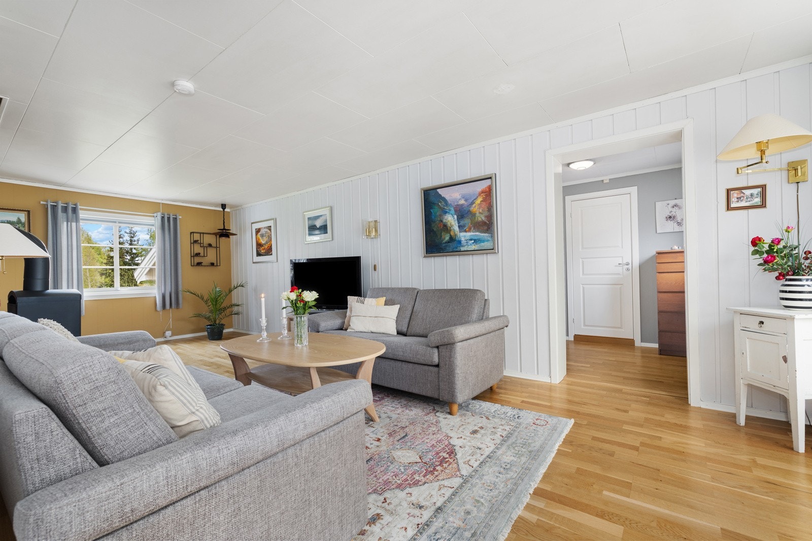 Lys og fin stue Galleribilde