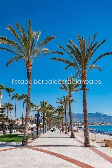 Den vakre strandpromenaden i Albir ligger i kort gangavstand fra leiligheten og er omgitt av restauranter, kafeer, palmer og flotte områder for spaserturer ved sjøen. Galleribilde