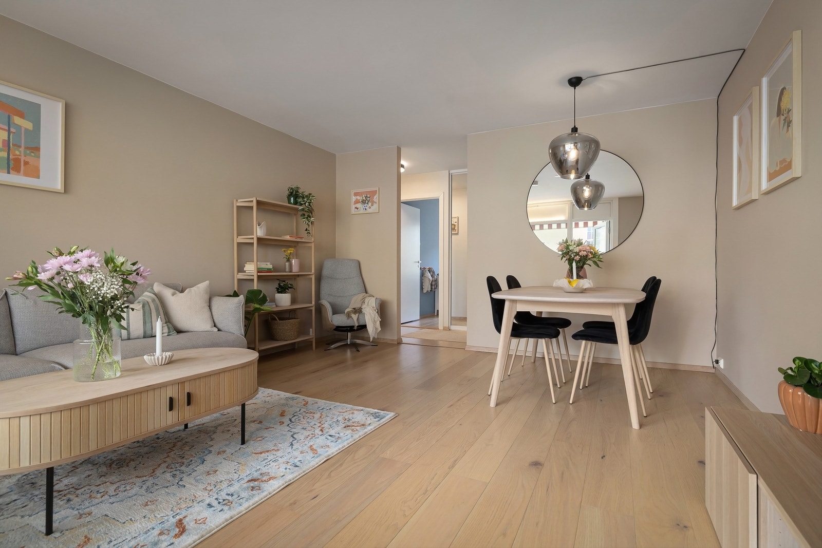 I barnevennlige omgivelser er det lett å finne seg til rette i dette borettslaget Galleribilde
