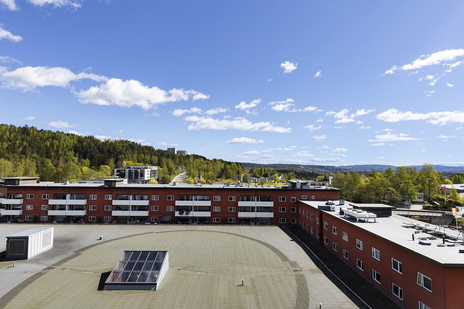 Fin og langstrakt utsikt Galleribilde