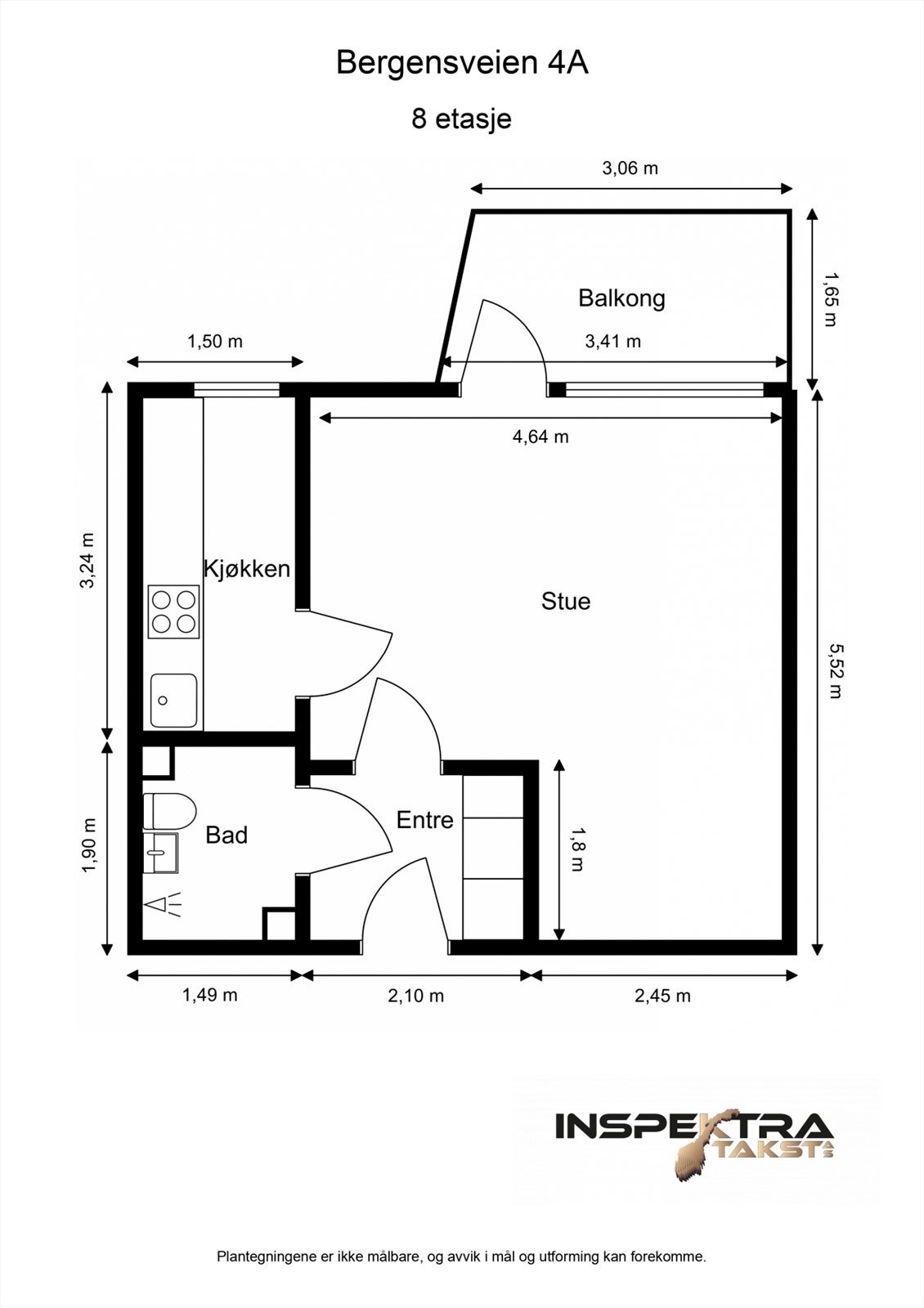 Planløsning 2D Galleribilde