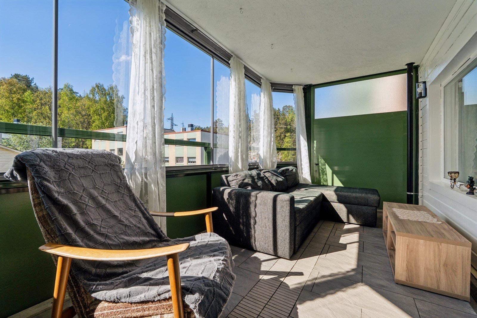 Her er det gode muligheter for å kunne ha sittegruppe. Galleribilde