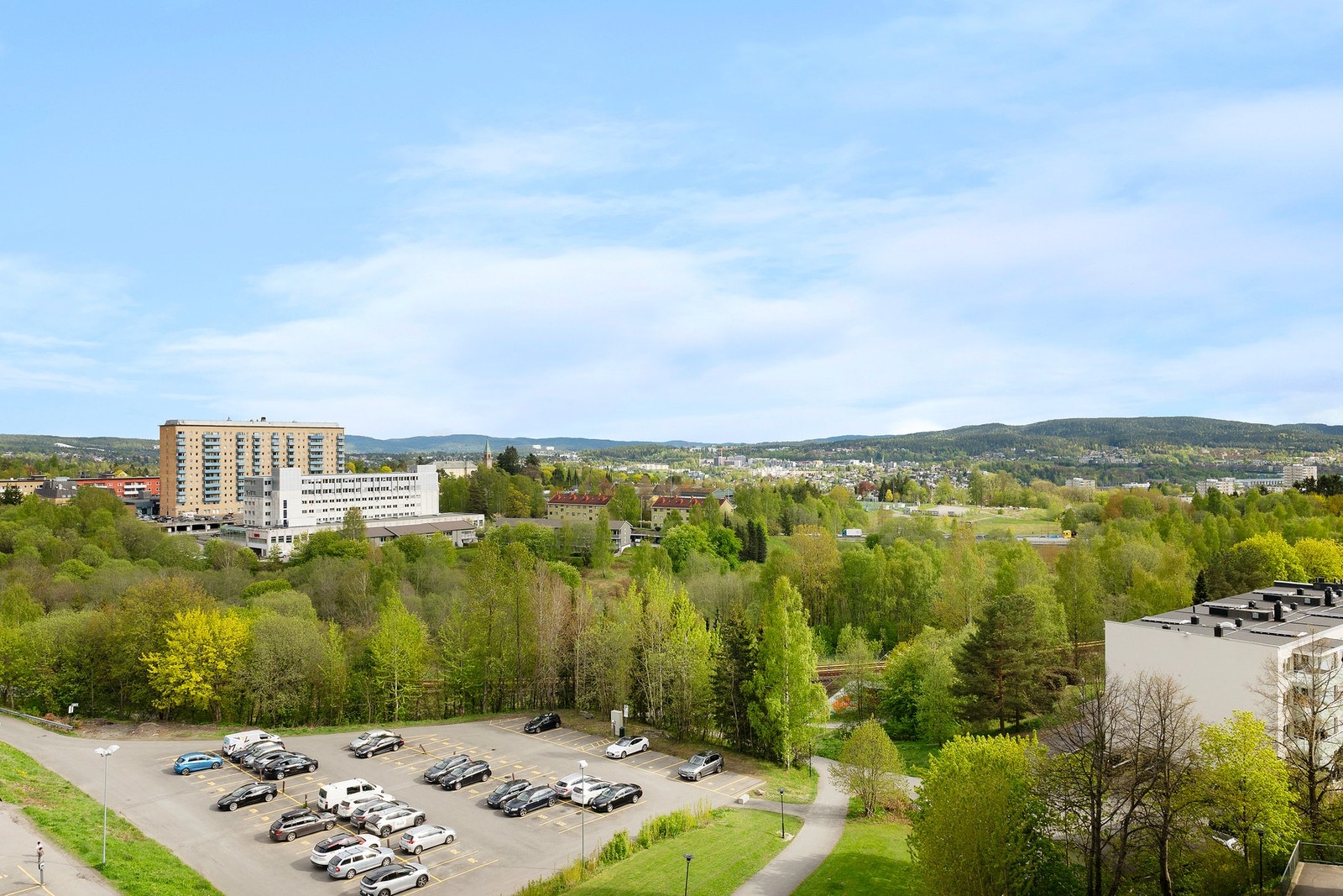 Utsikt på dagtid. Galleribilde