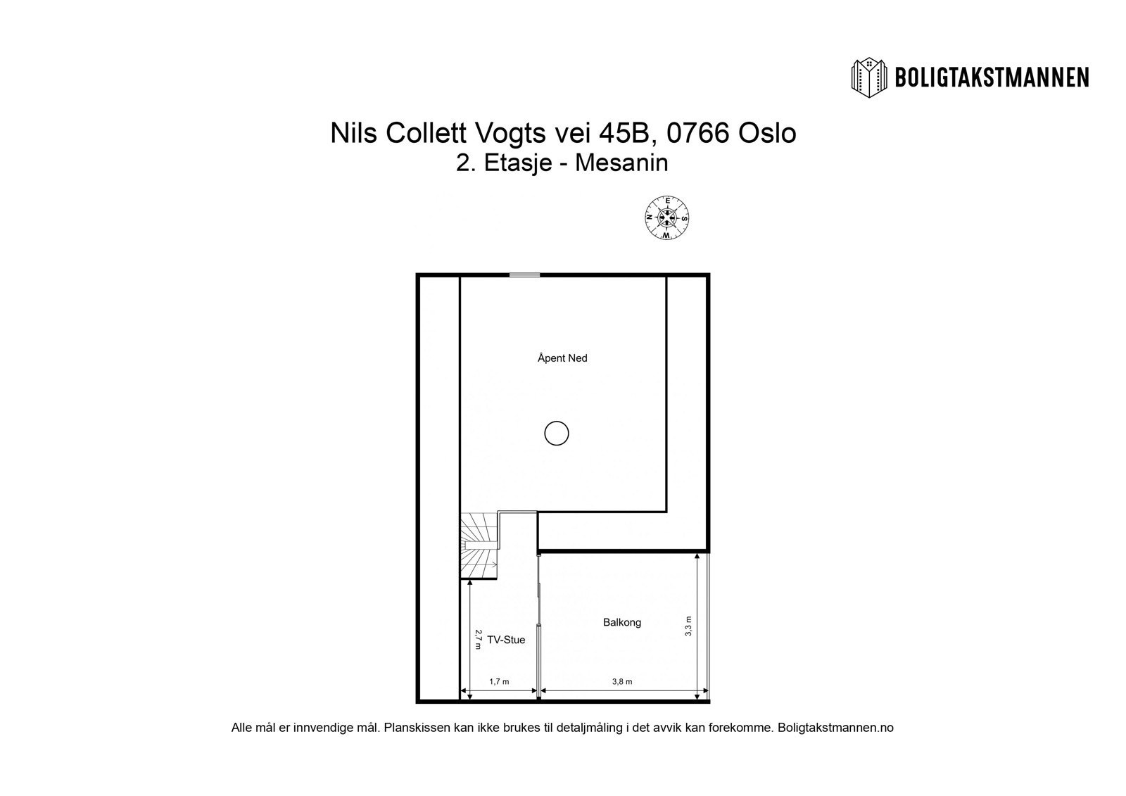 Plantegning mesanin Galleribilde